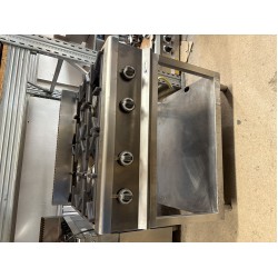 Ipari 4 égős gáztűzhely