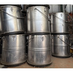 Szimplafalú ételhordó badella, 15 liter