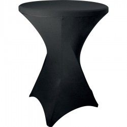 Party koktélasztalra fekete huzat