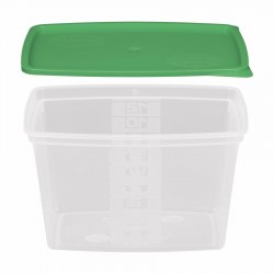 Többször használható ételhordó 1,2 liter mikrózható/fagyasztható, színes fedővel