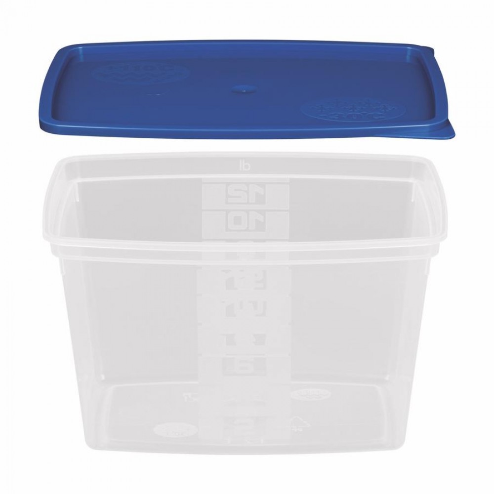 Többször használható ételhordó 1,2 liter mikrózható/fagyasztható, színes fedővel