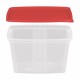 Többször használható ételhordó 1,2 liter mikrózható/fagyasztható, színes fedővel