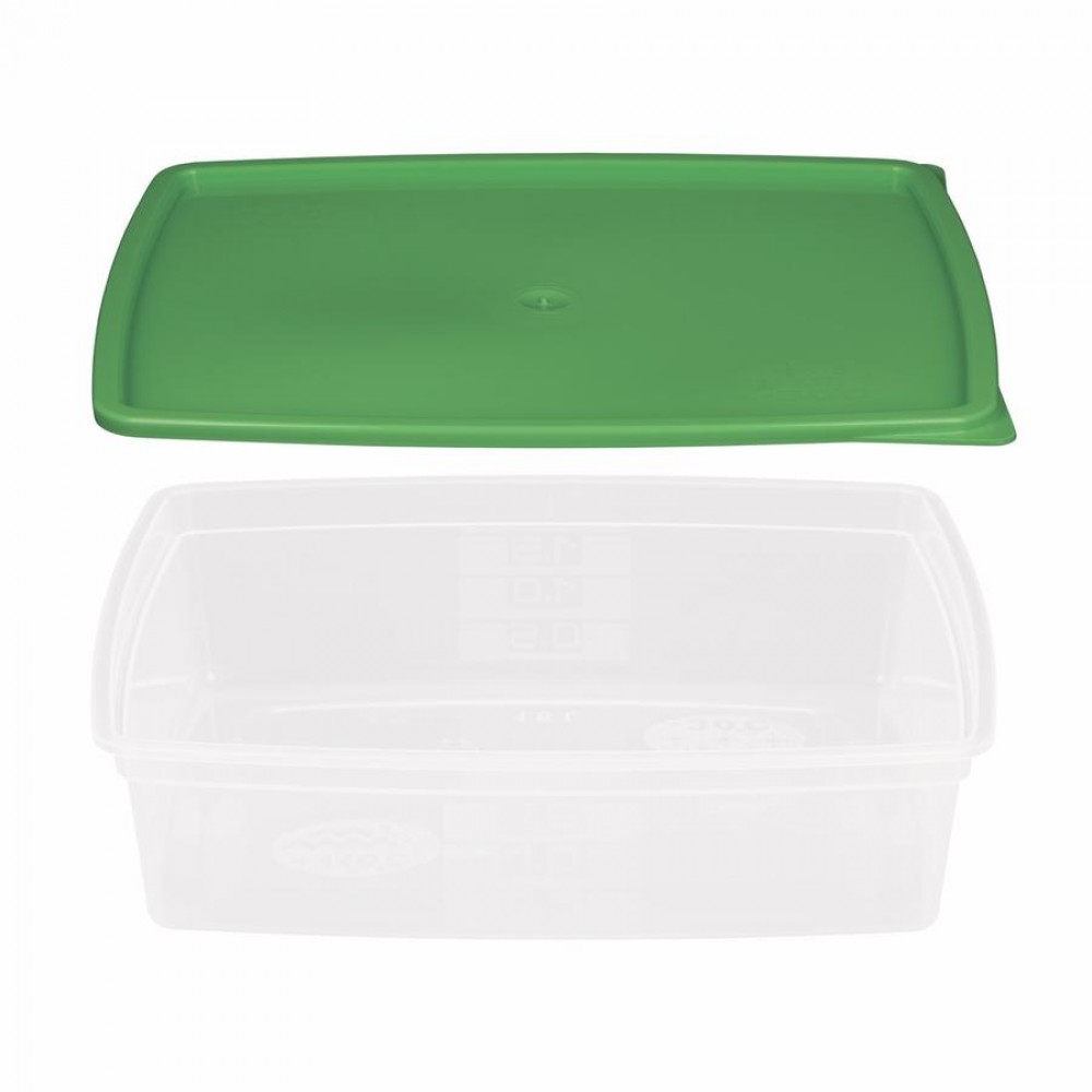 Többször használható ételhordó 1,5 liter mikrózható/fagyasztható, színes fedővel