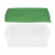 Többször használható ételhordó 1,5 liter mikrózható/fagyasztható, színes fedővel