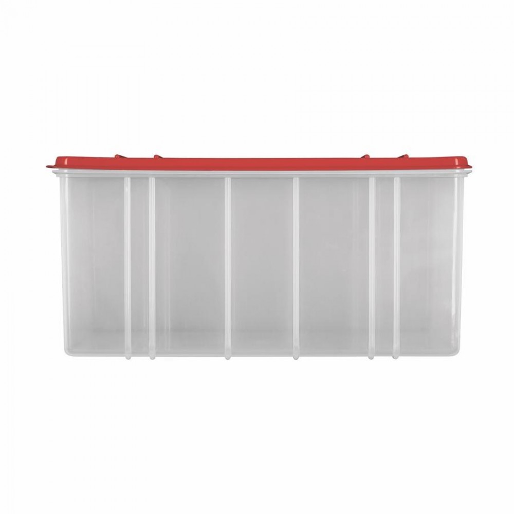 Többször használható tárolódoboz 6 liter mikrózható/fagyasztható, színes fedővel