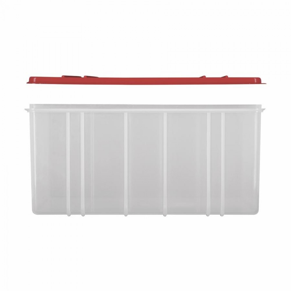 Többször használható tárolódoboz 6 liter mikrózható/fagyasztható, színes fedővel