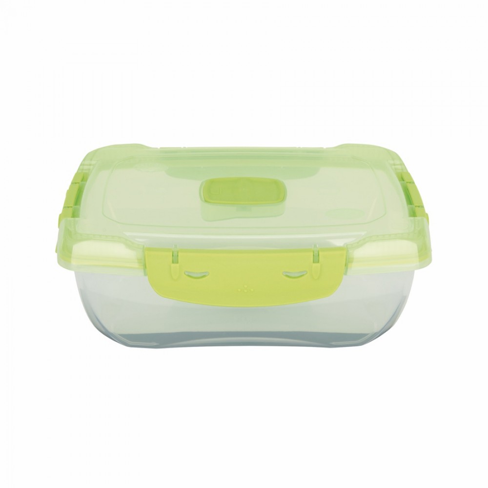 Ételhordó 1,0 literes csatos/szelepes (mikró-fagyasztós edény)