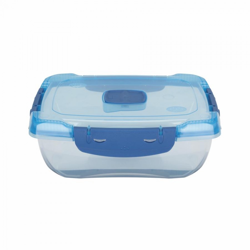 Ételhordó 1,0 literes csatos/szelepes (mikró-fagyasztós edény)