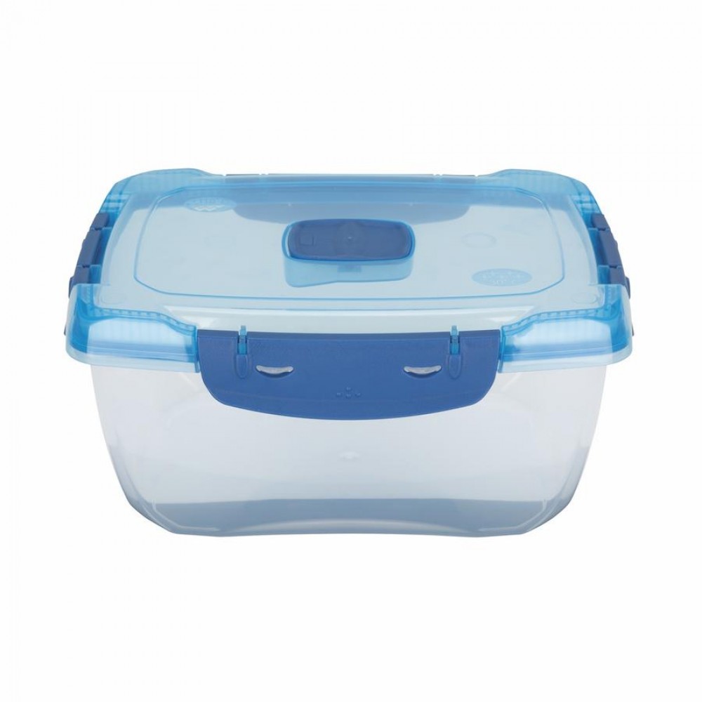 Ételhordó 1,4 literes csatos/szelepes (mikró-fagyasztós edény)