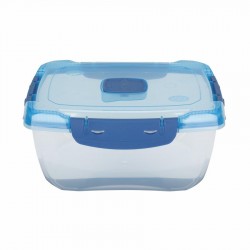 Ételhordó 1,4 literes csatos/szelepes (mikró-fagyasztós edény)