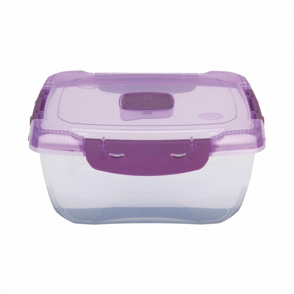 Ételhordó 1,4 literes csatos/szelepes (mikró-fagyasztós edény)