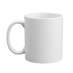 Bögre, fehér porcelán, 360 ml