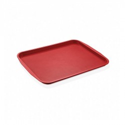 ABS önkiszolgáló tálca 36 x 46 cm * piros *
