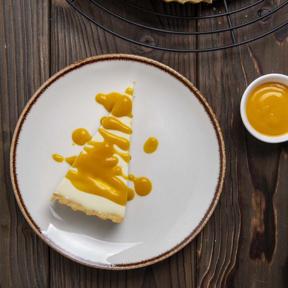 Vanilla csónak tányér 25x16 cm