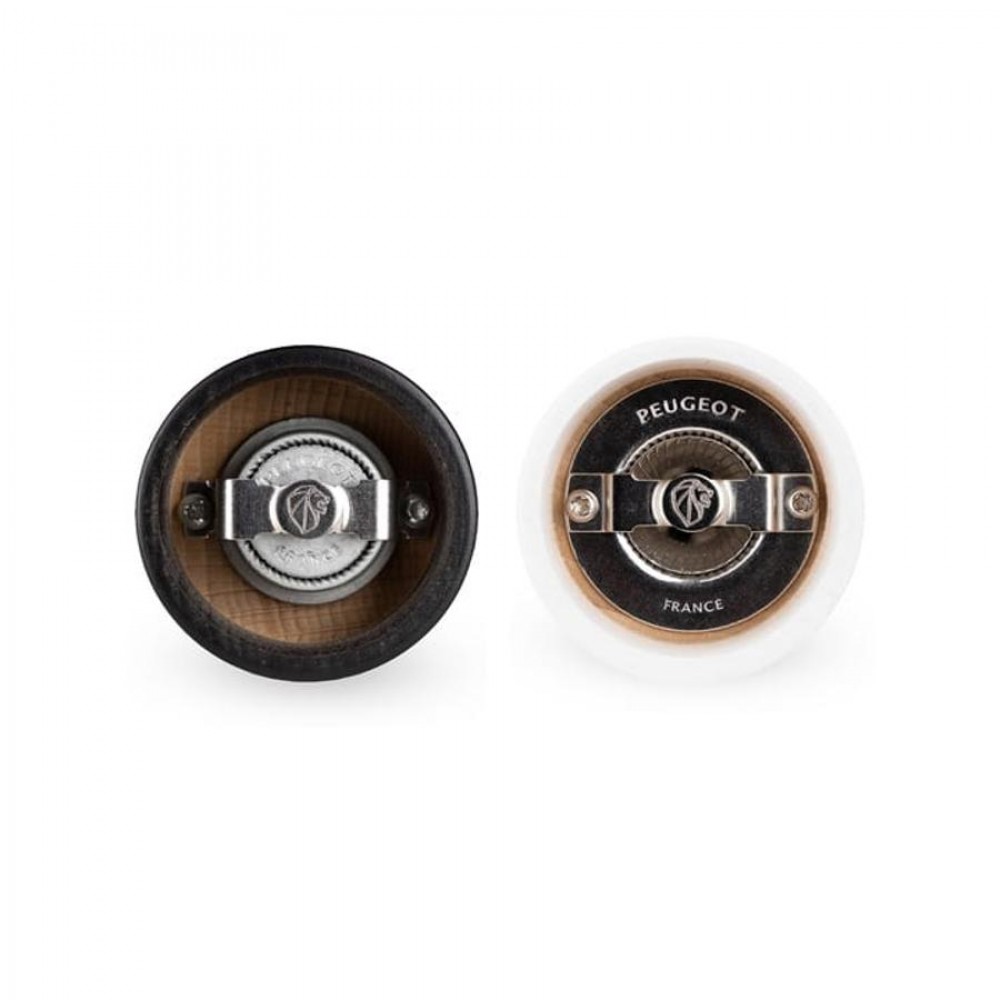 Peugeot Bistro szett, só- és borsőrlő, fekete-fehér, 10 cm