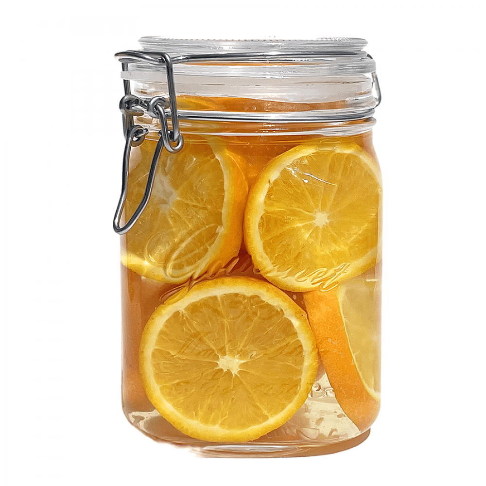 Gourmet csatos befőttesüveg, tömítéssel, 1000 ml