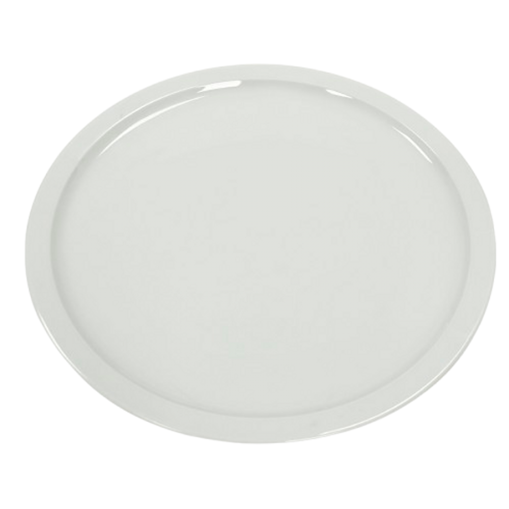 Milan porcelán pizzatányér, peremes, 31 cm