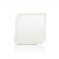 By bone fehér négyzetalakú tányér 15 x 15 cm
