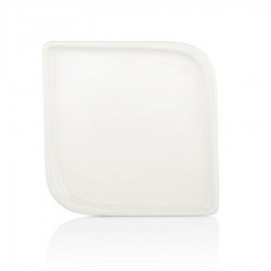 By bone fehér négyzetalakú tányér 19 x 19 cm