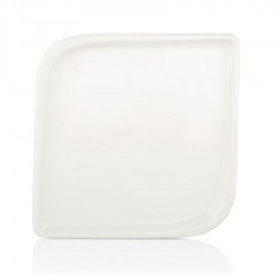 By bone fehér négyzetalakú tányér 22 x 22 cm