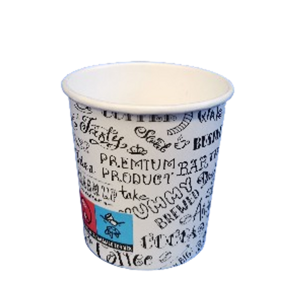 Kávés papírpohár nyomott 1dl