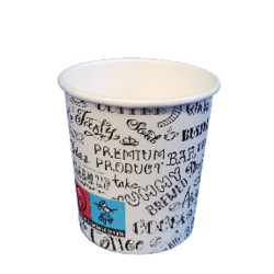 Kávés papírpohár nyomott 1dl