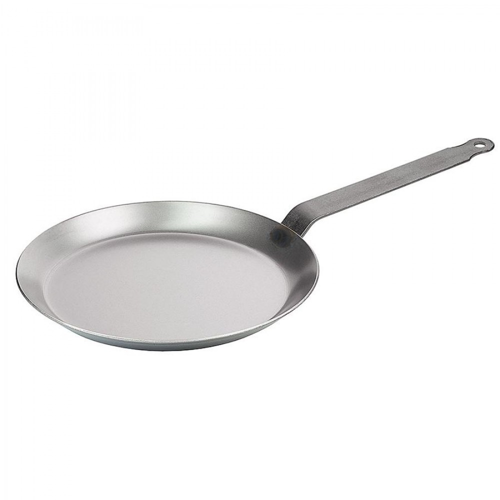 Palacsintasütő kovácsolt kék acélból 24 cm * 2 mm vastag *