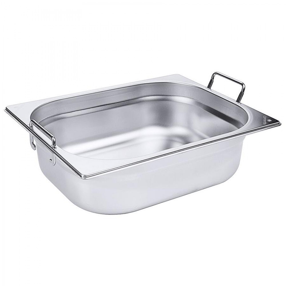 GN 1/2 edény csúszó füllel 100 mm mély, 6,5 L, 325 x 265 x 100 mm