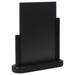 Asztali menütábla 7685-ös széria, A5-ös méretben - fekete