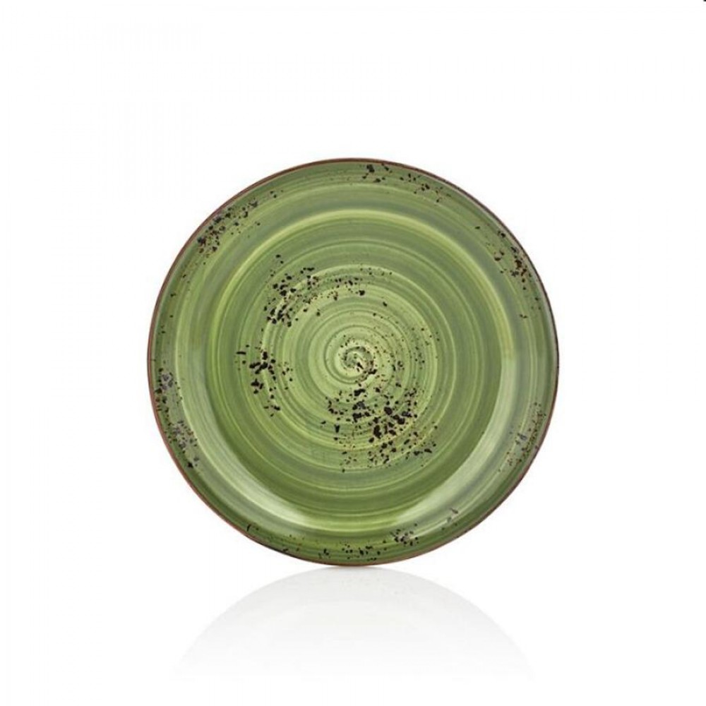 Green Harmony lapos couvert tányér 15 cm