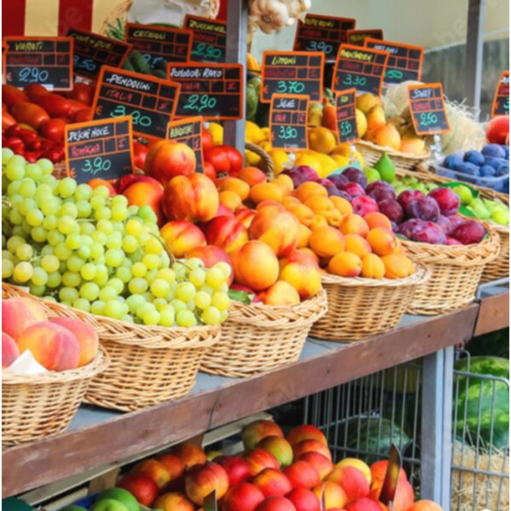 Gyümölcskosár 2072-es széria, ovális 20 cm