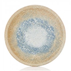 Smooth vegan Svájci tányér 28 cm, sárga - kék