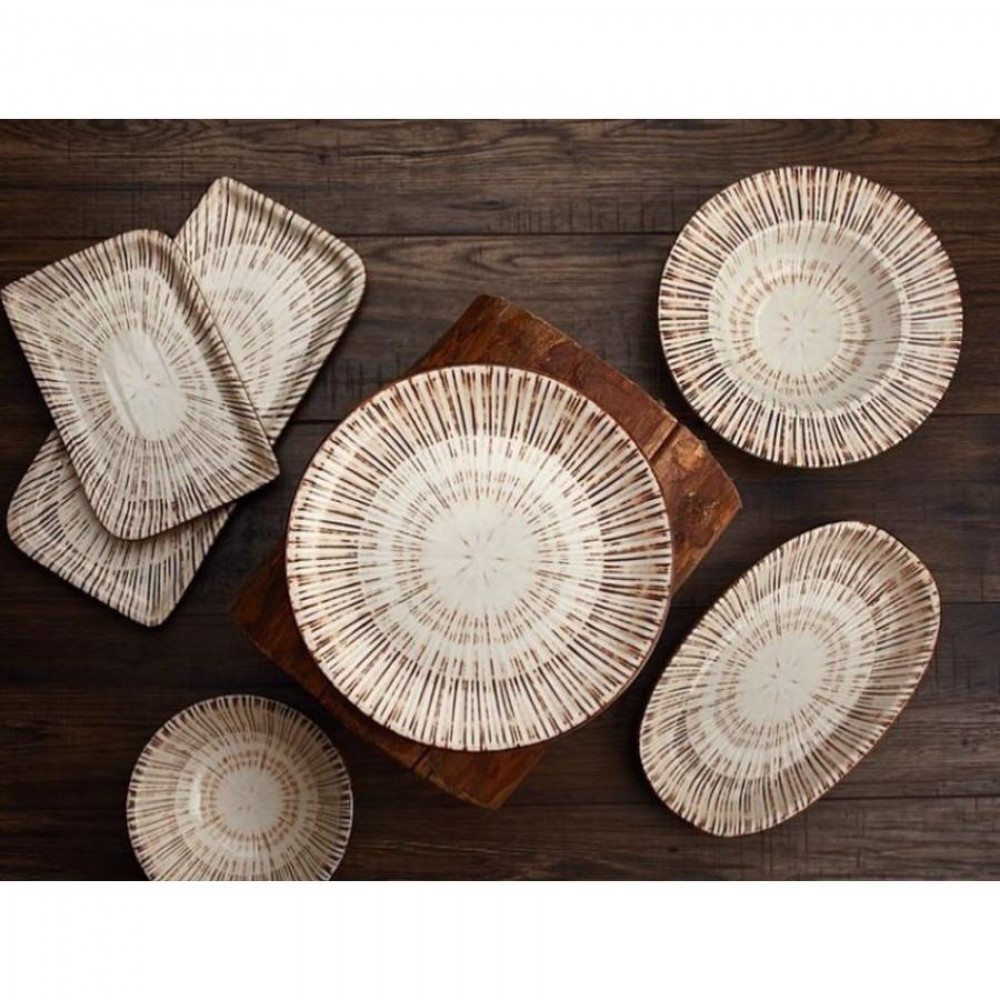 Legna szögletes tányér 24 x 15 cm