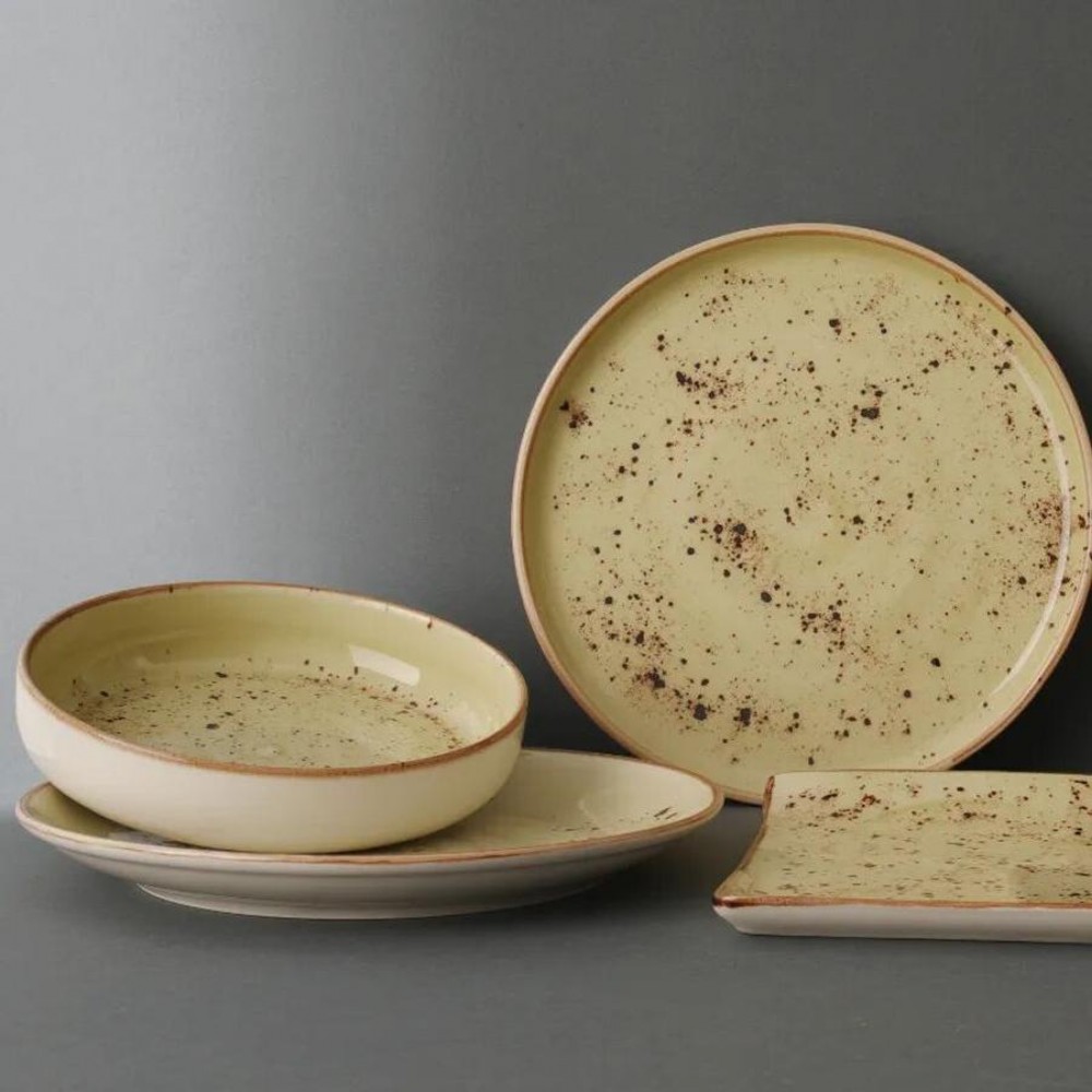 Olive vegan lapostányér 27 cm