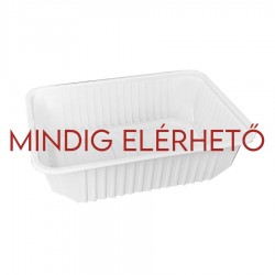Étel szállítódoboz egyszer használatos, mikrózható PP, 750 ml (50 db)