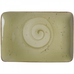 Olive szögletes tányér 30 x 20 cm