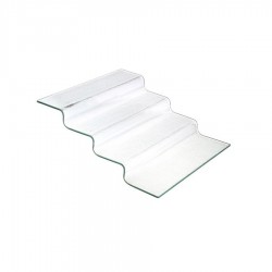 Vetro büféállvány négy szintes átlátszó - 40 x 35 x 12,5 cm