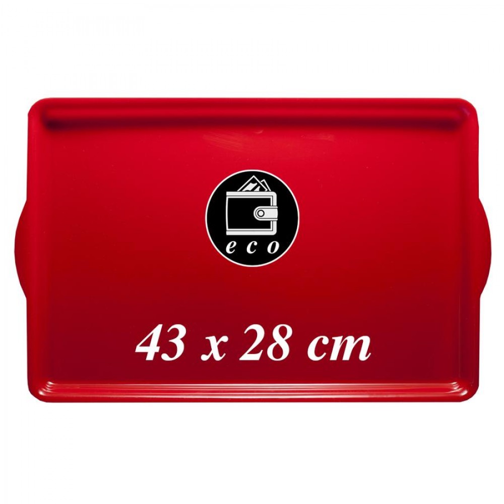 ECO önkiszolgáló tálca 43 x 28 cm * piros
