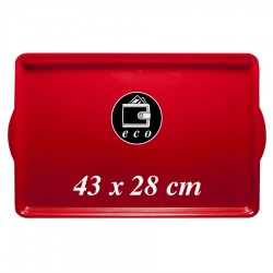ECO önkiszolgáló tálca 43 x 28 cm * piros