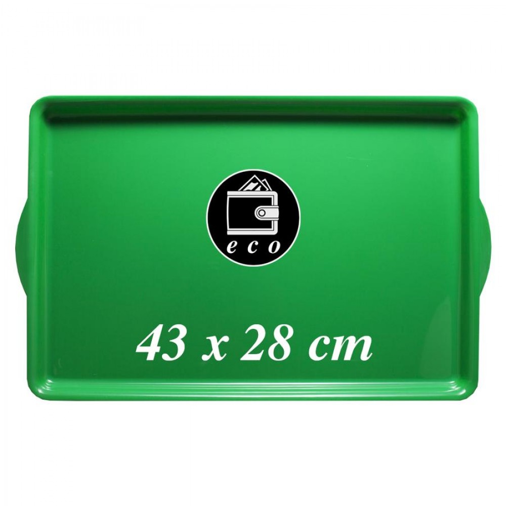 ECO önkiszolgáló tálca 43 x 28 cm * zöld