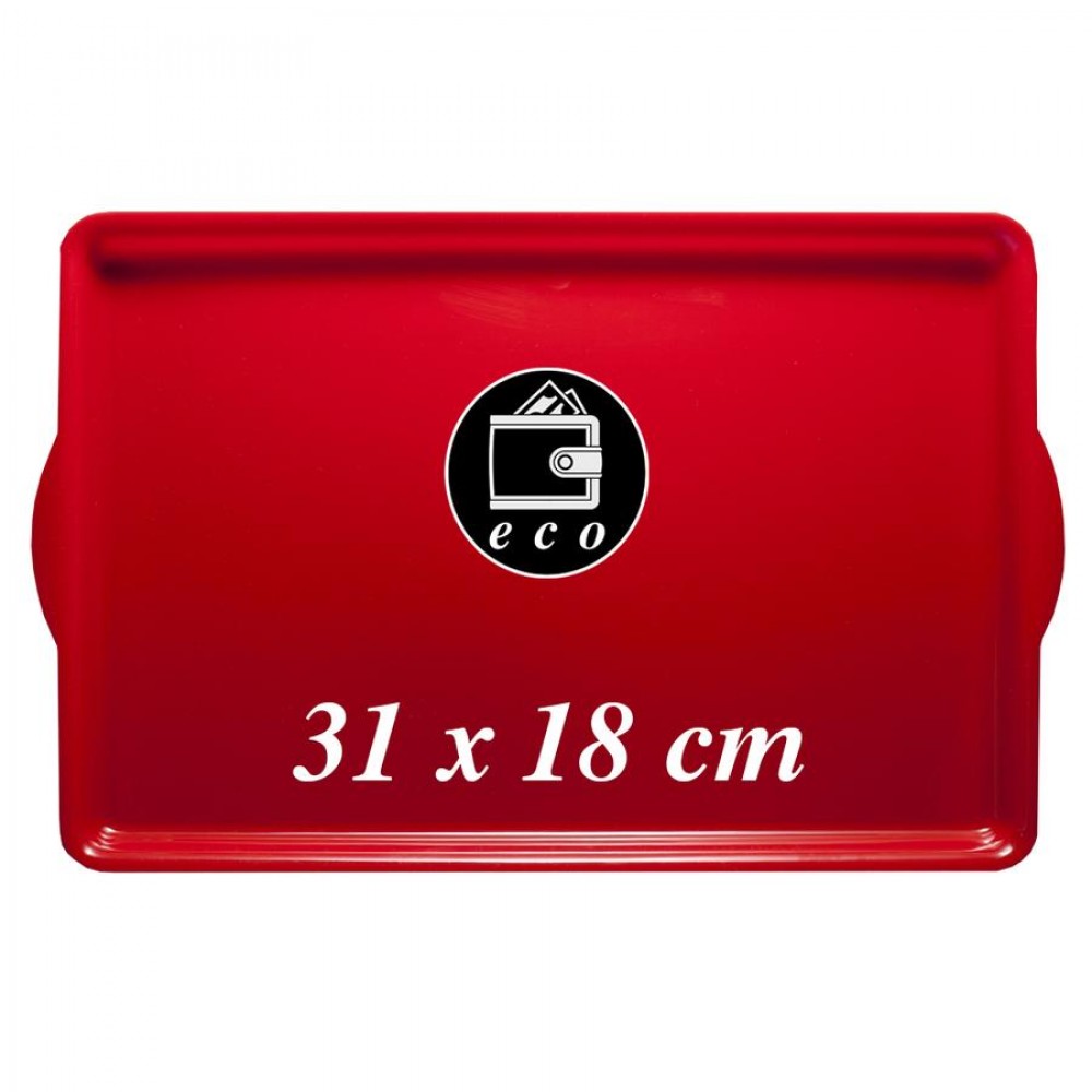 ECO önkiszolgáló tálca 31 x 18 cm * piros