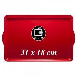 ECO önkiszolgáló tálca 31 x 18 cm * piros