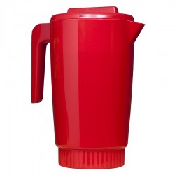 Menza kancsó, fedővel 2 L, piros