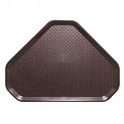Trapéz önkiszolgáló tálca 48 x 34 cm * barna