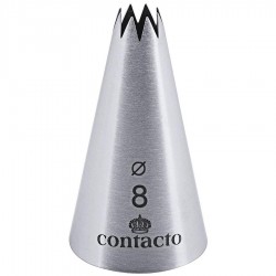 Csillag csővég 8 mm