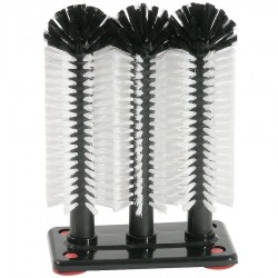 Pohármosó kefe 24 -24 -24 cm négy darab gumitalppal