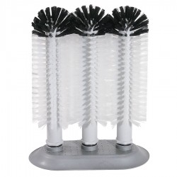 Pohármosó kefe 24 -24 -24 cm öntapadós gumitalppal