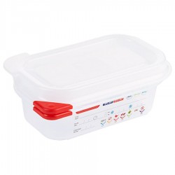 Színkódos GN ételszállító edény GN 1/9, 65 mm, 0,6 L
