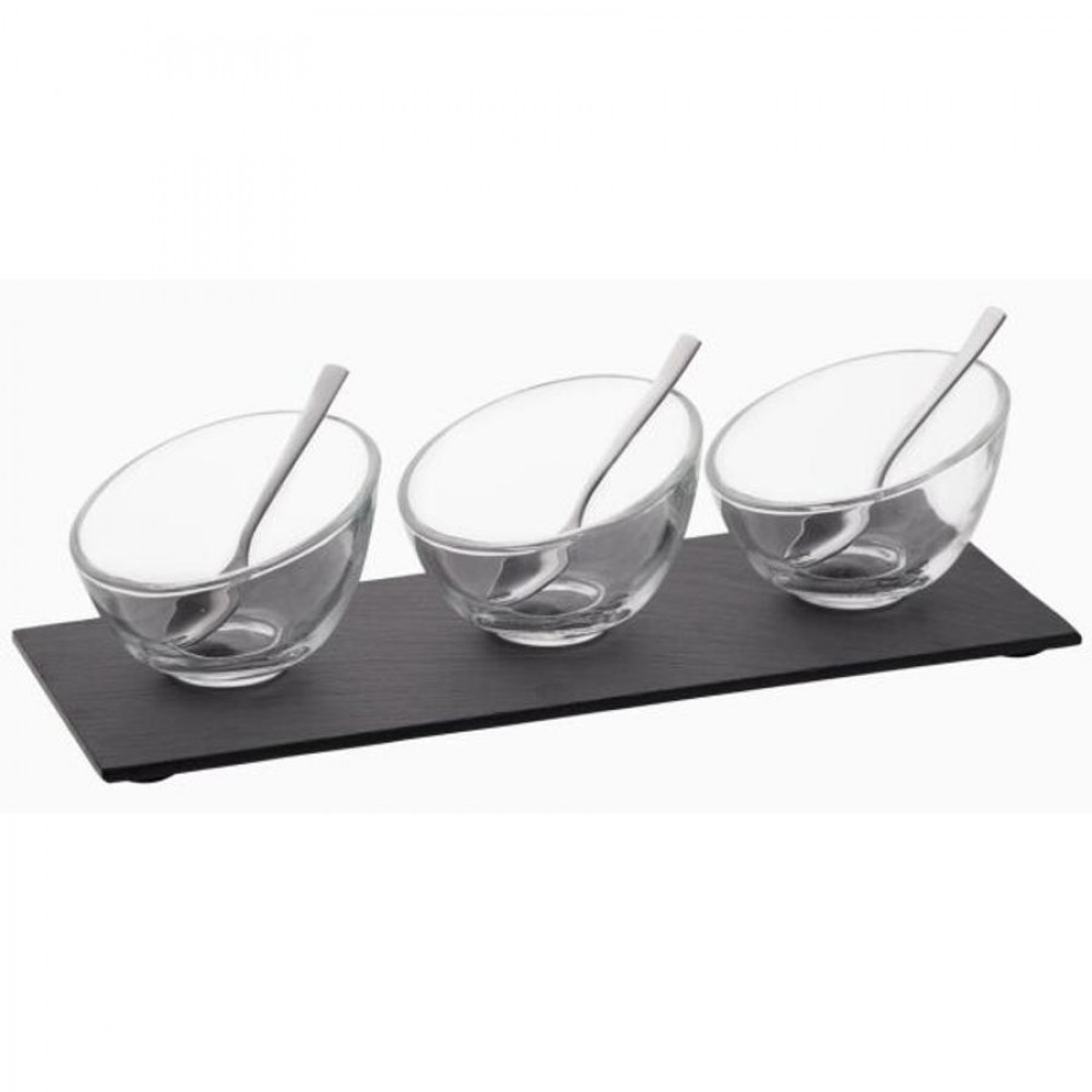 Flow hétrészes finger food szett