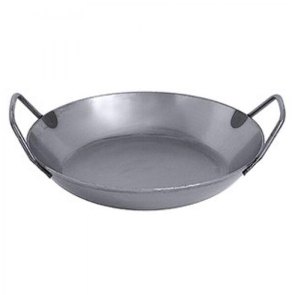 Kovácsolt kékacélból készült paella serpenyő 24 cm